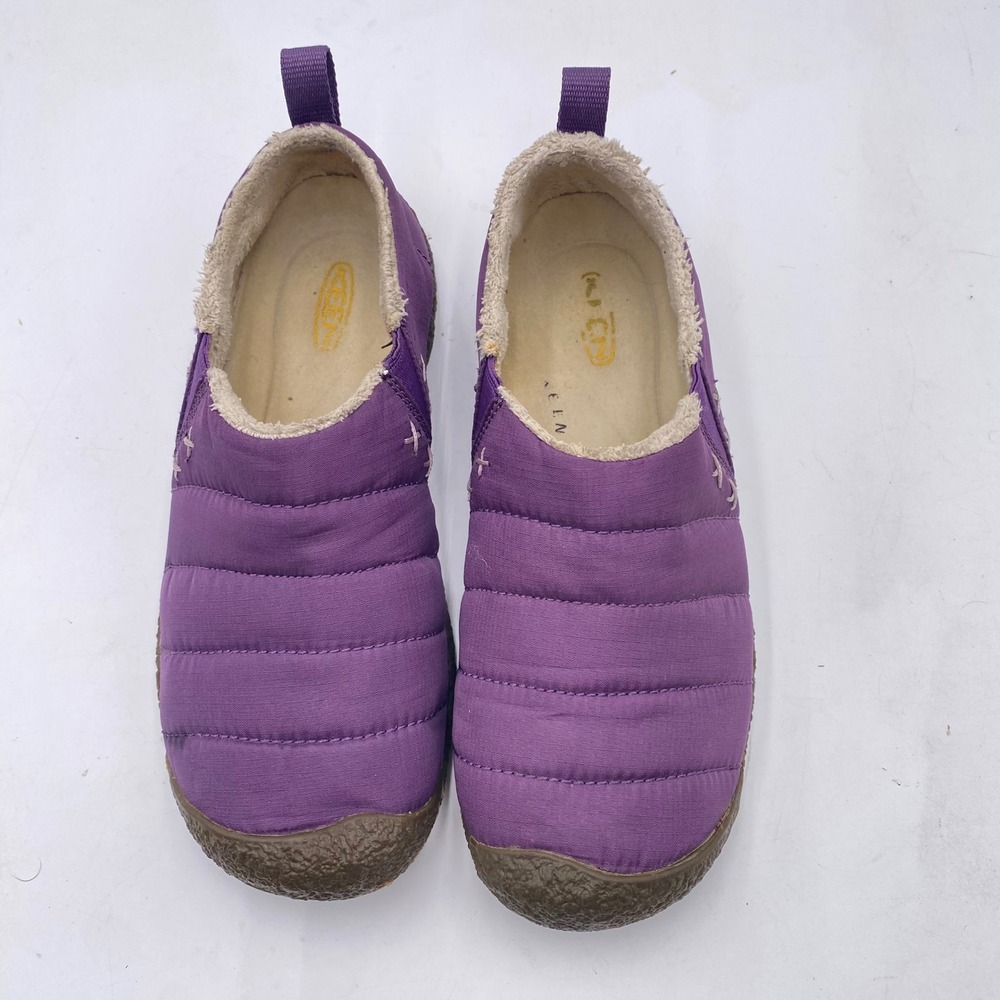KEEN Howser II Slip-On Slipper Shoes Womens 7 Purple Quilted Fleece Lined - Picture 4 of 13